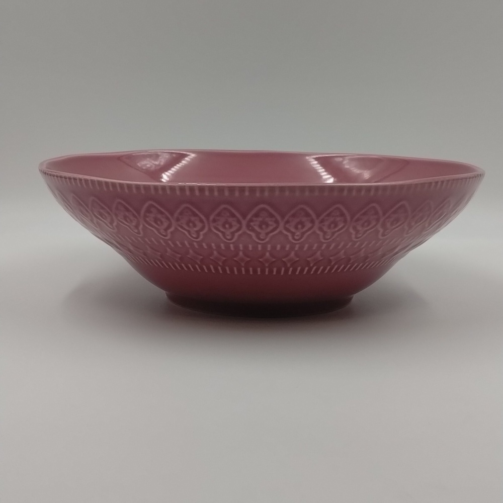IKEA Mauve Pink 12" Serving Bowl - Picture 3 of 7